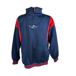 University of Kansas Jayhawks Navy Pullover, Men’s Large